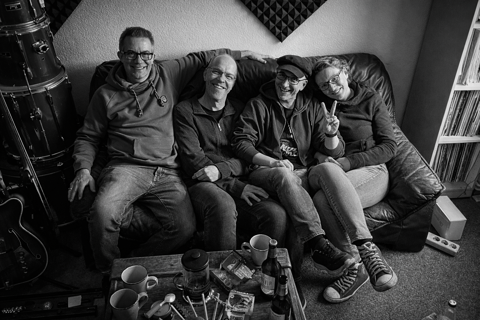 Die Zweitbesetzung im Proberaum